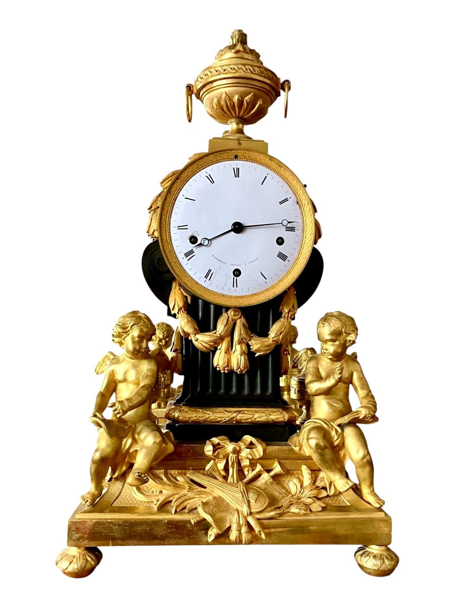 Pendule Louis XVI Par Frédéric Duval