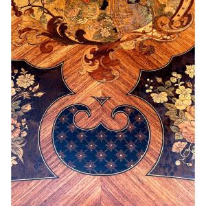 19th Century Rosewood Marquetry Games Table
