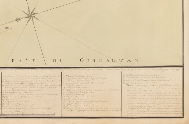 Plan manuscrit de l’attaque des Français et des Espagnols sur Gibraltar en 1782. [Vers 1782].-photo-4