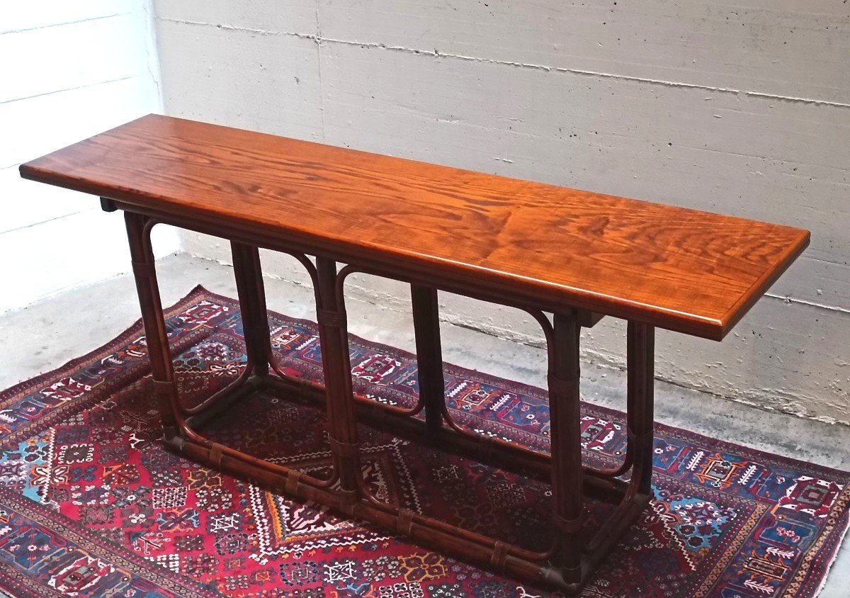 Rosewood Console Table By Tito Agnoli For Pierantonio Bonacina-photo-4