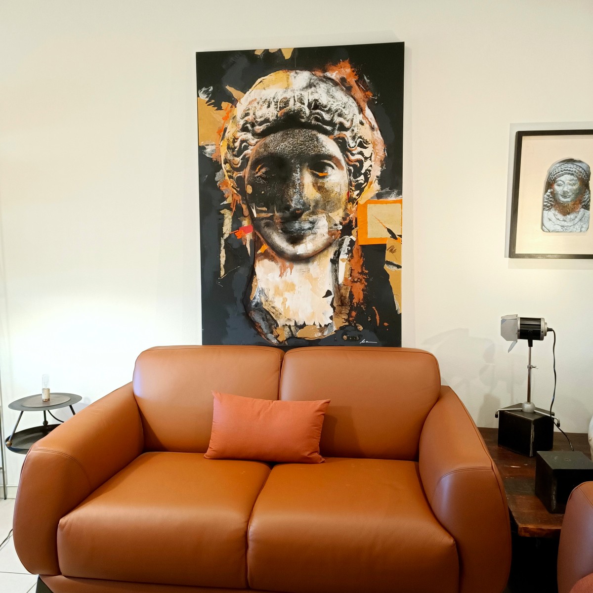Technique mixte sur toile – Le visage du Vènus-photo-4
