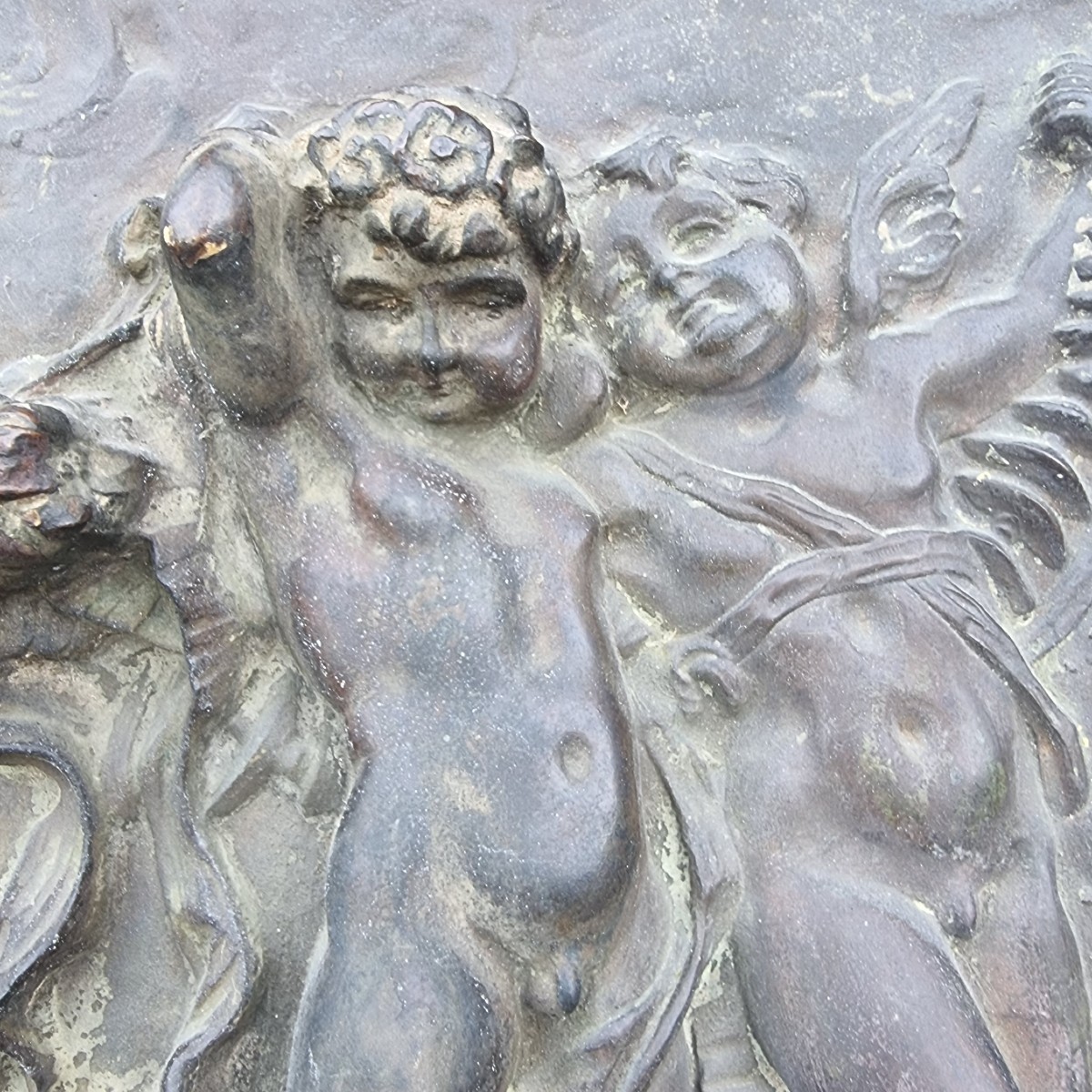 Paire de hauts-reliefs en bronze de 1780-photo-4