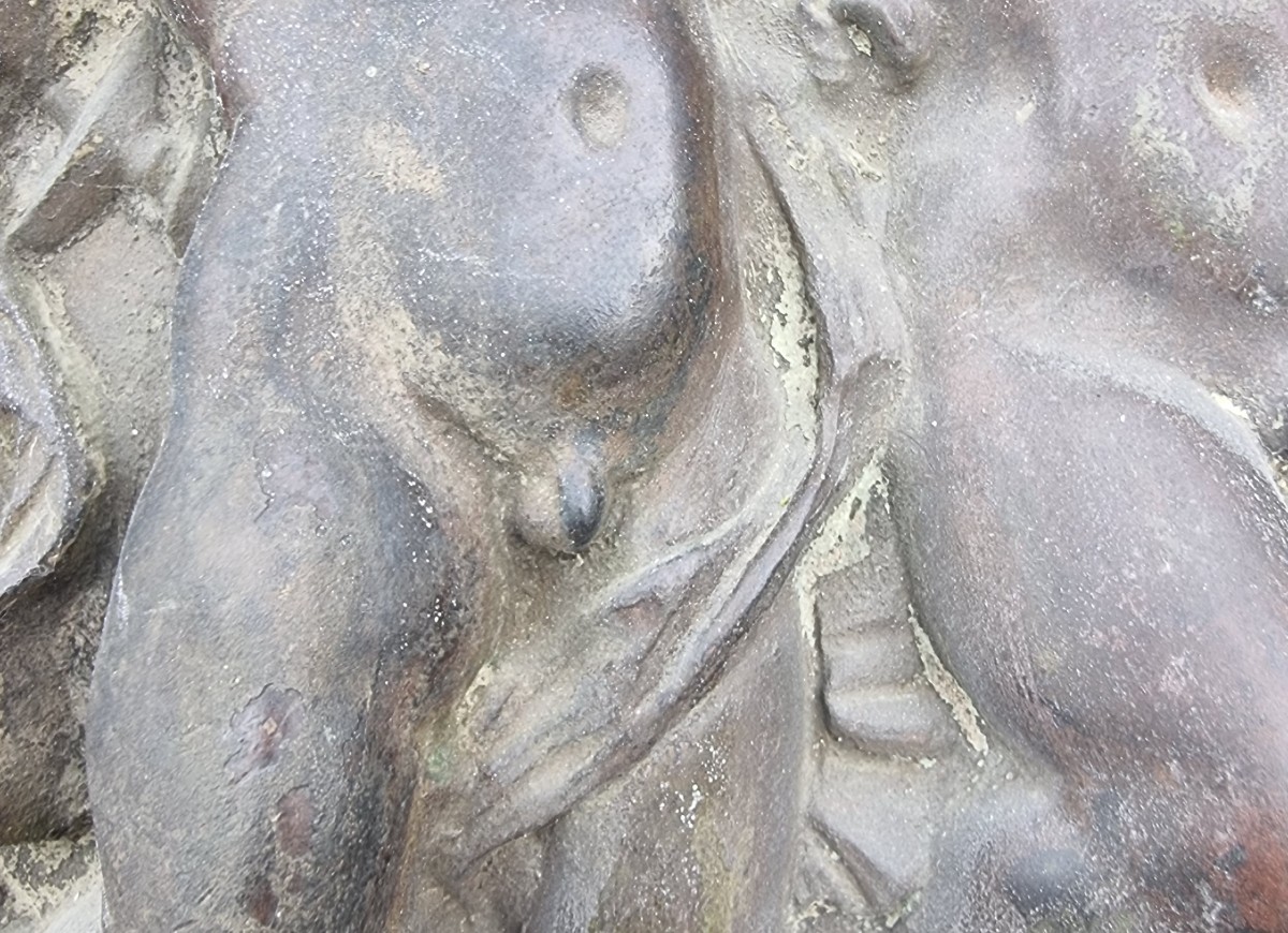 Paire de hauts-reliefs en bronze de 1780-photo-6