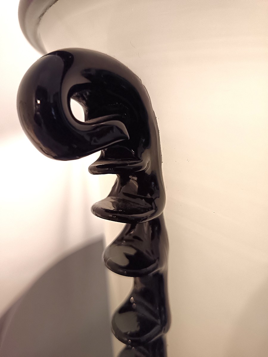 Paire de vases en pâte de verre Murano 1940 Art Decò-photo-5