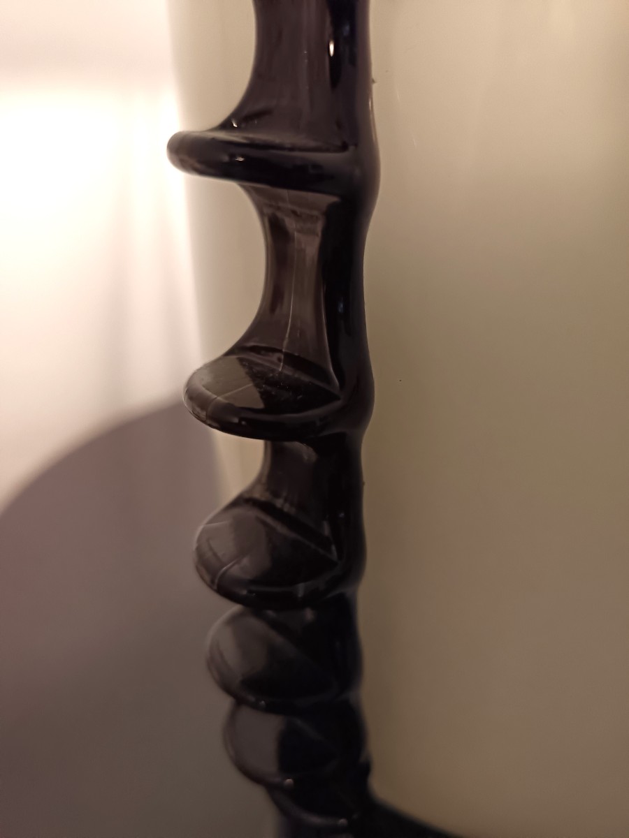 Paire de vases en pâte de verre Murano 1940 Art Decò-photo-7