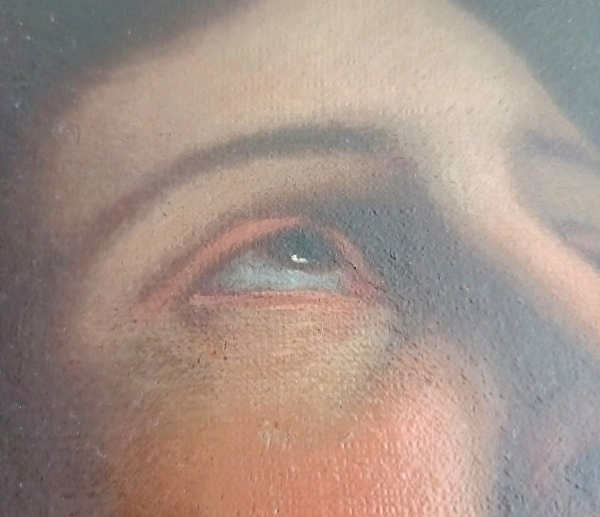 Huile sur toile du XVIIe siècle – Saint Sébastien, attribué à Cesare Gennari (1637–1688)-photo-4