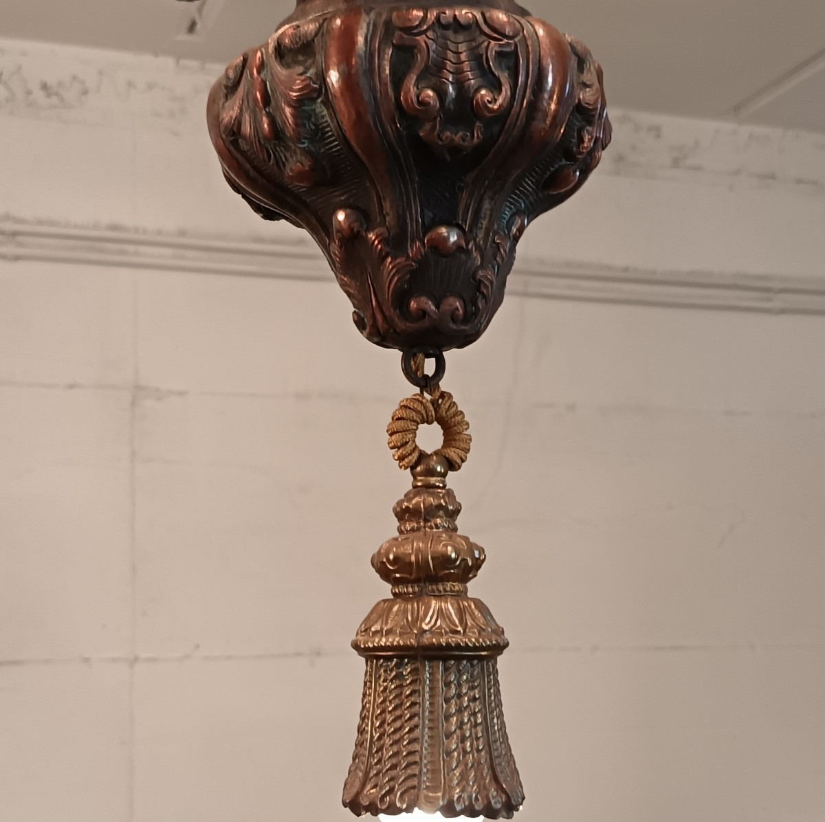 18th-century Six-light Lucerna Chandelier – Rome-photo-2