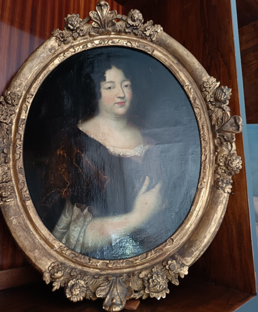 Huile sur toile du XVIIIe siècle – Noble vénitienne