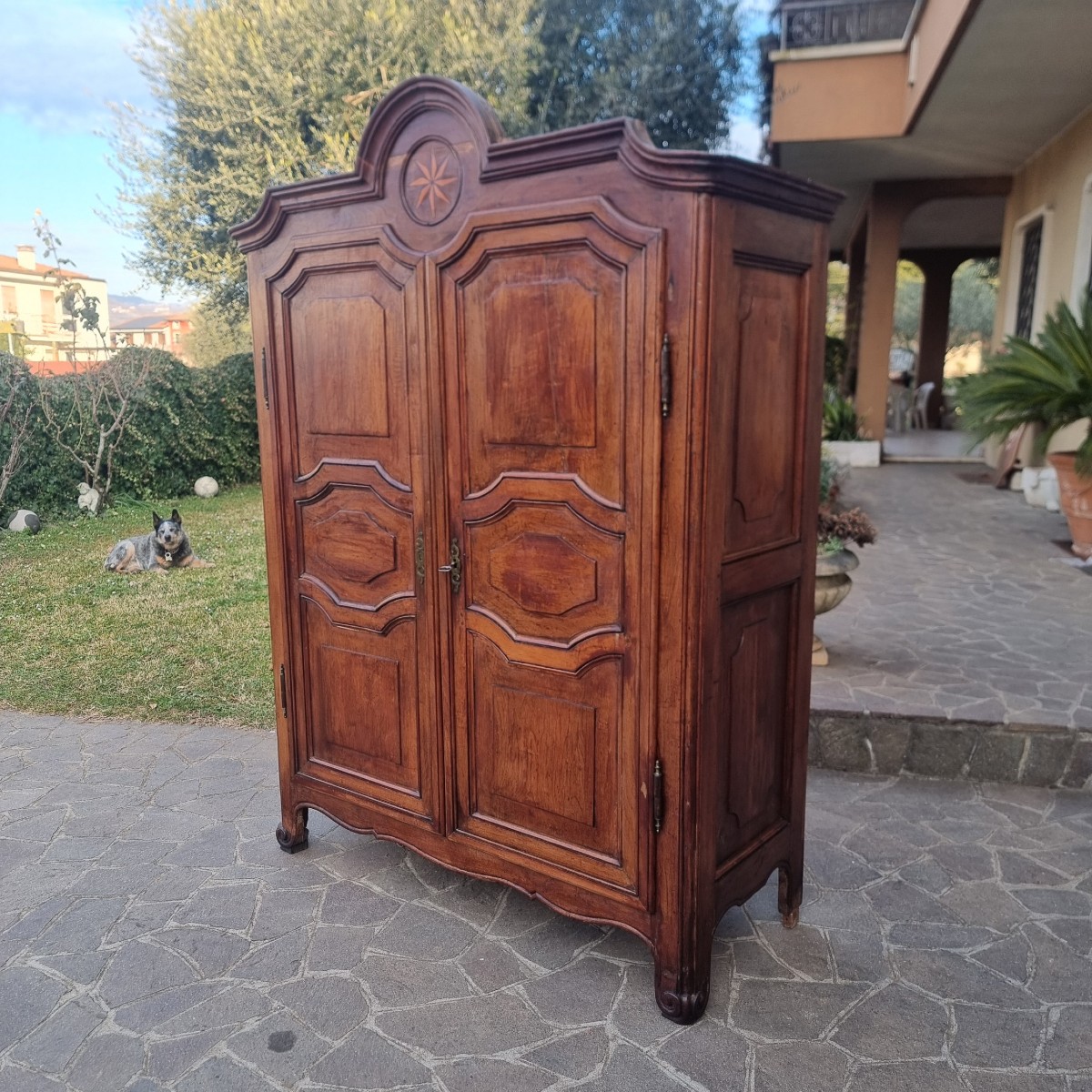 18th Century Piedmontese Oak Wardrobe-photo-2