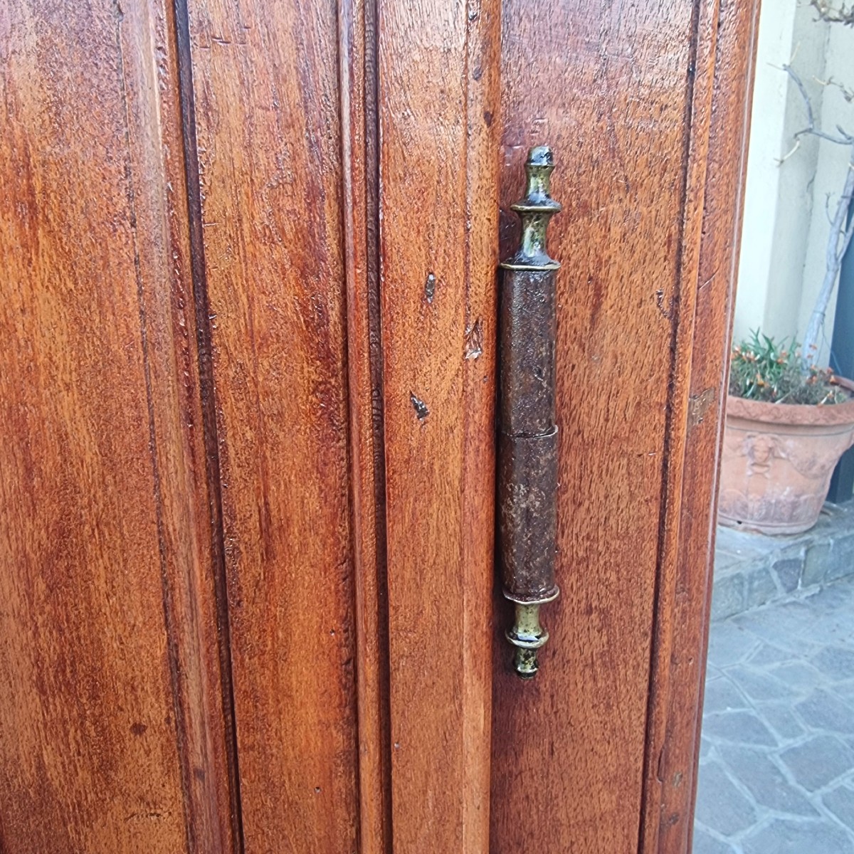 18th Century Piedmontese Oak Wardrobe-photo-3