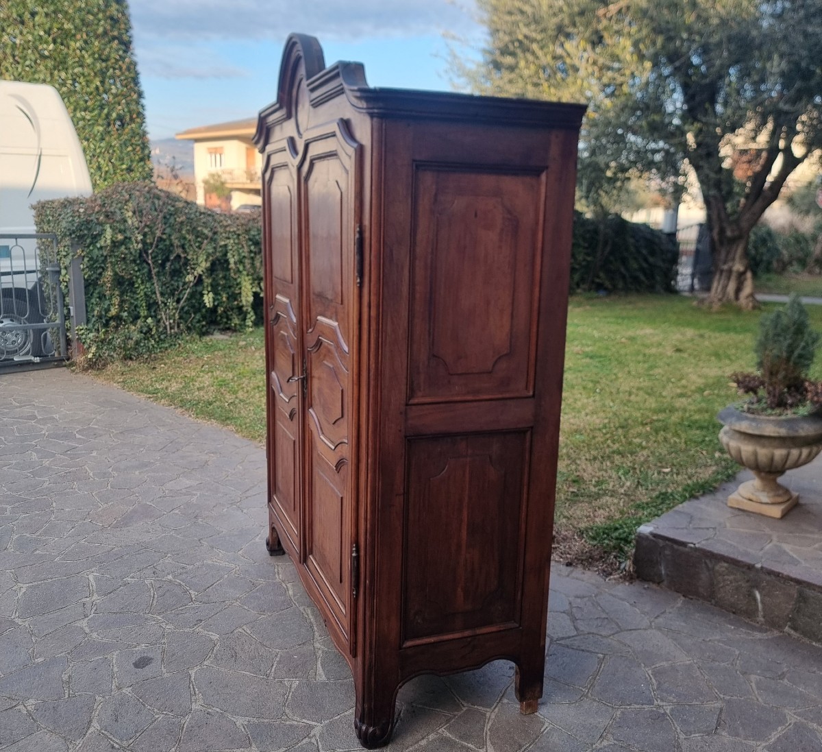 18th Century Piedmontese Oak Wardrobe-photo-6