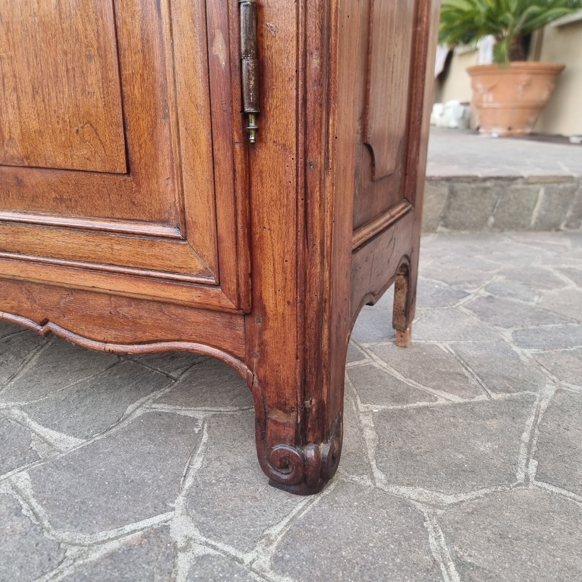 18th Century Piedmontese Oak Wardrobe-photo-7