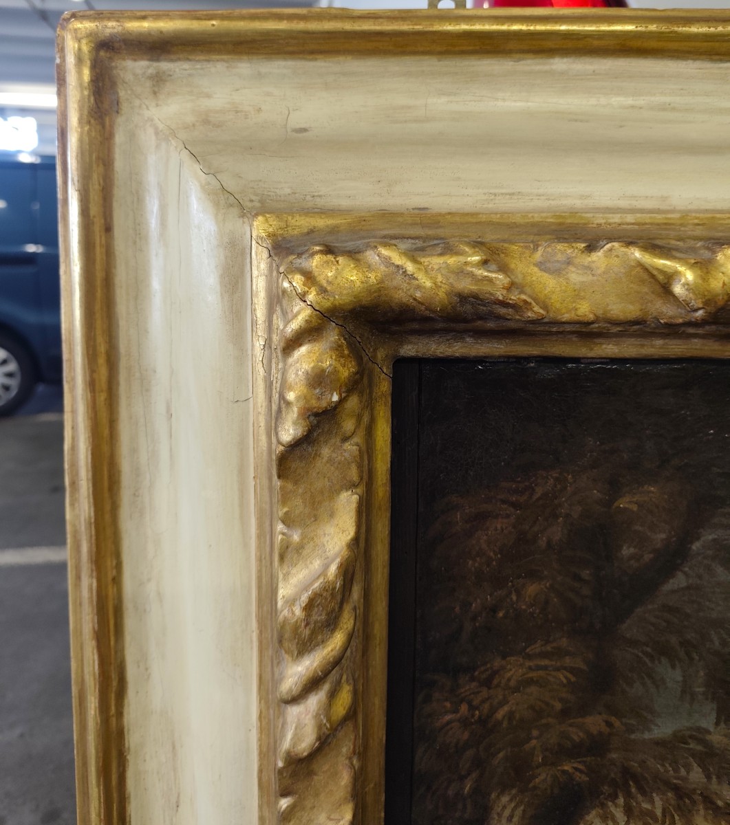 Huile sur toile de 1720 Paysage avec personnages Andrea Locatelli 1695-1741-photo-4