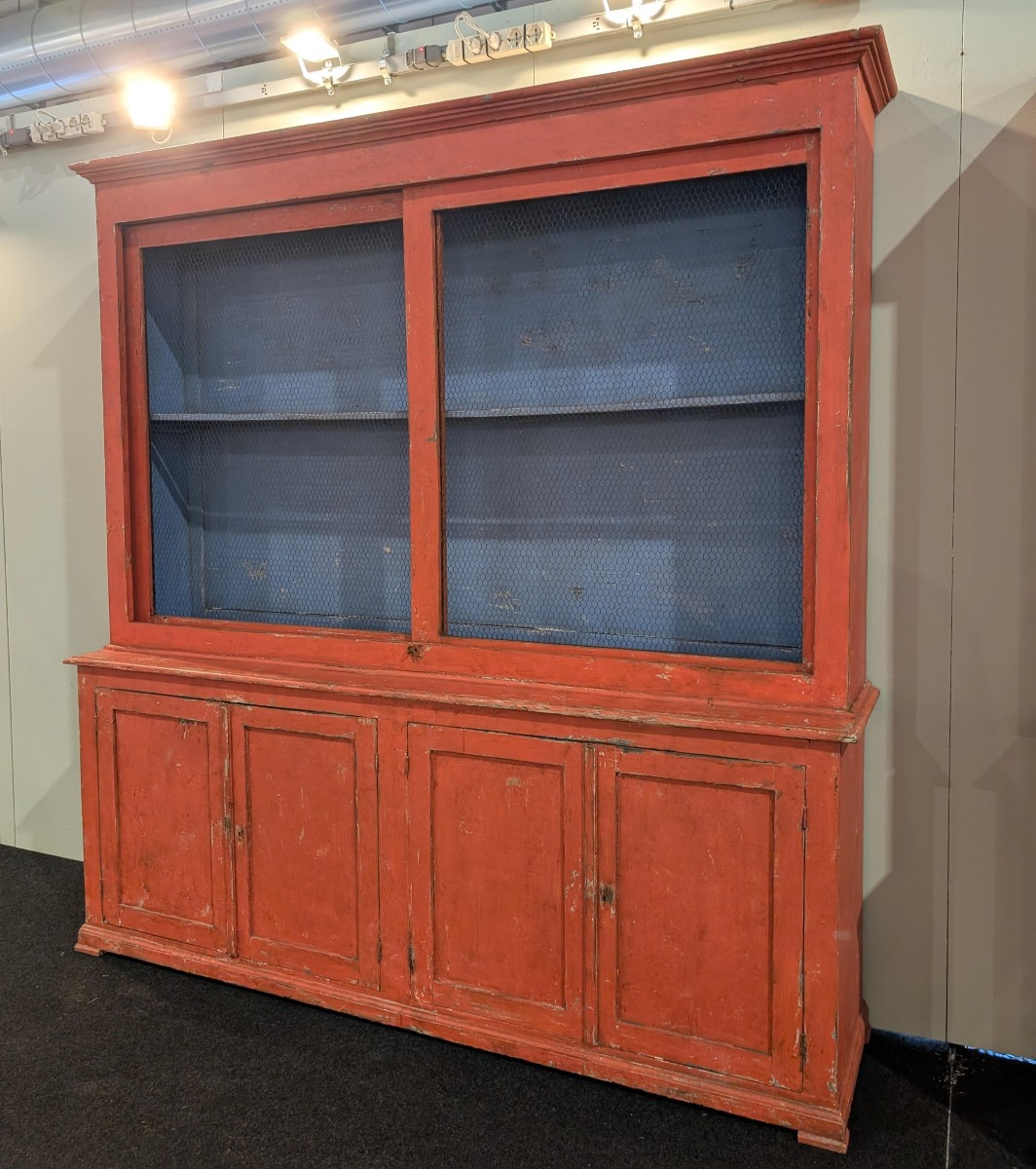 Pair Of Late 19th-century Lacquered Solid Pine Sideboards-photo-3