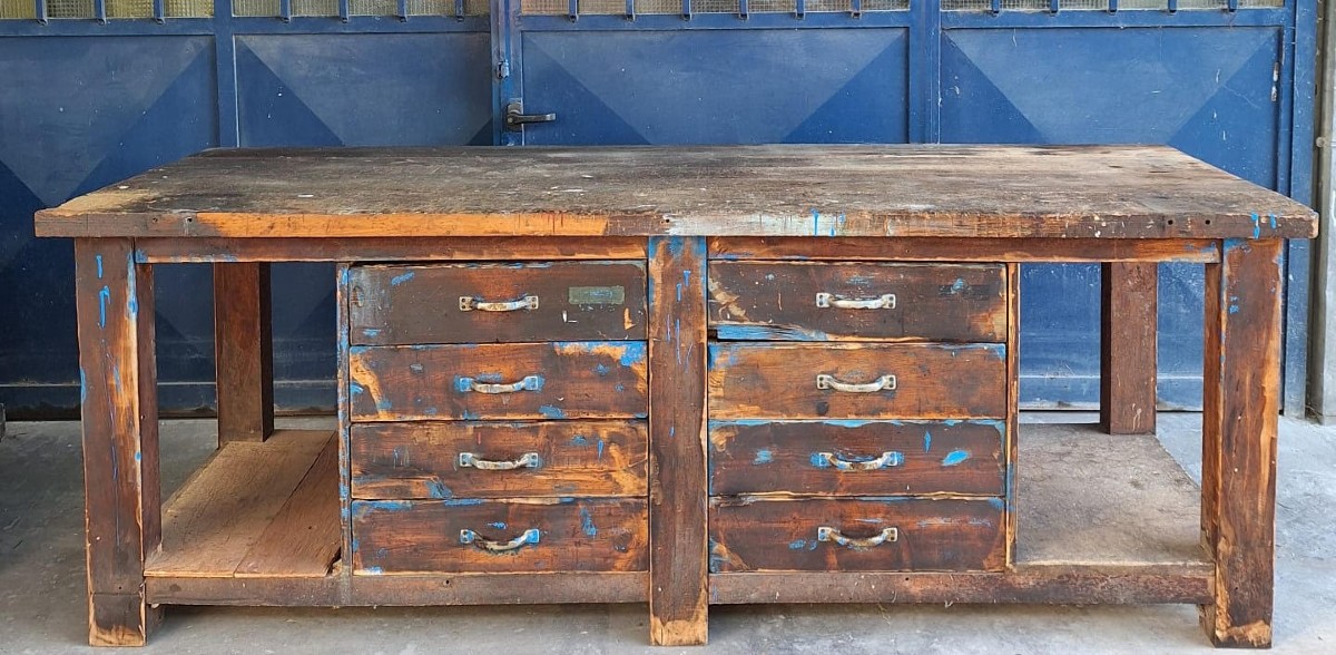 Établi industriel de 1950-photo-2