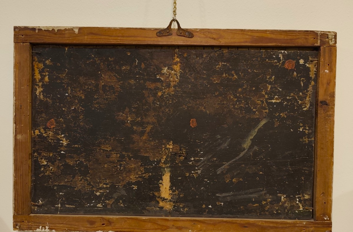 Oil On Panel, 17th Century: Apollo With The Muses-photo-5