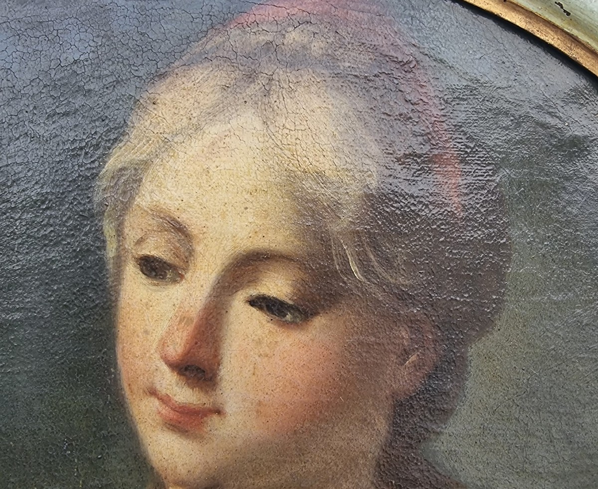 4 Paintings On Canvas Allegory Of Arts And Crafts Lorenzo Pasinelli 1629-1700-photo-2