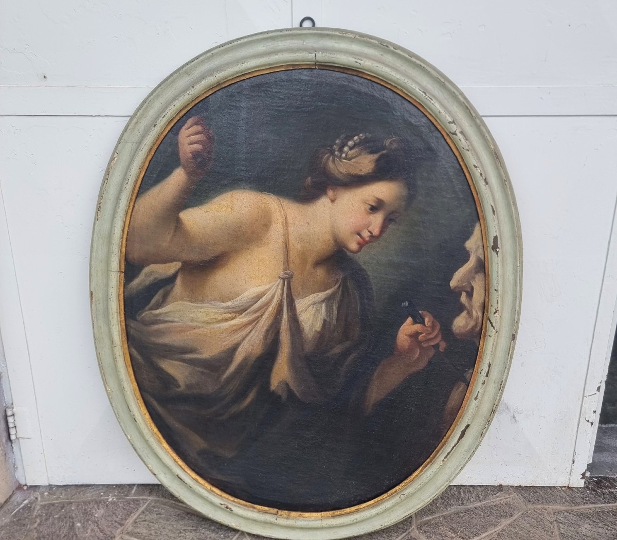 4 Paintings On Canvas Allegory Of Arts And Crafts Lorenzo Pasinelli 1629-1700-photo-5