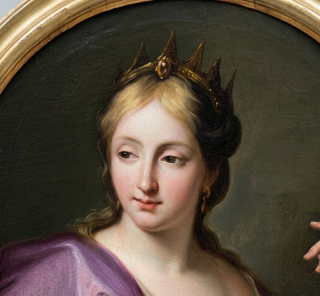 4 Paintings On Canvas: Arts And Crafts 17 Th Century Lorenzo Pasinelli 1629-1700-photo-3