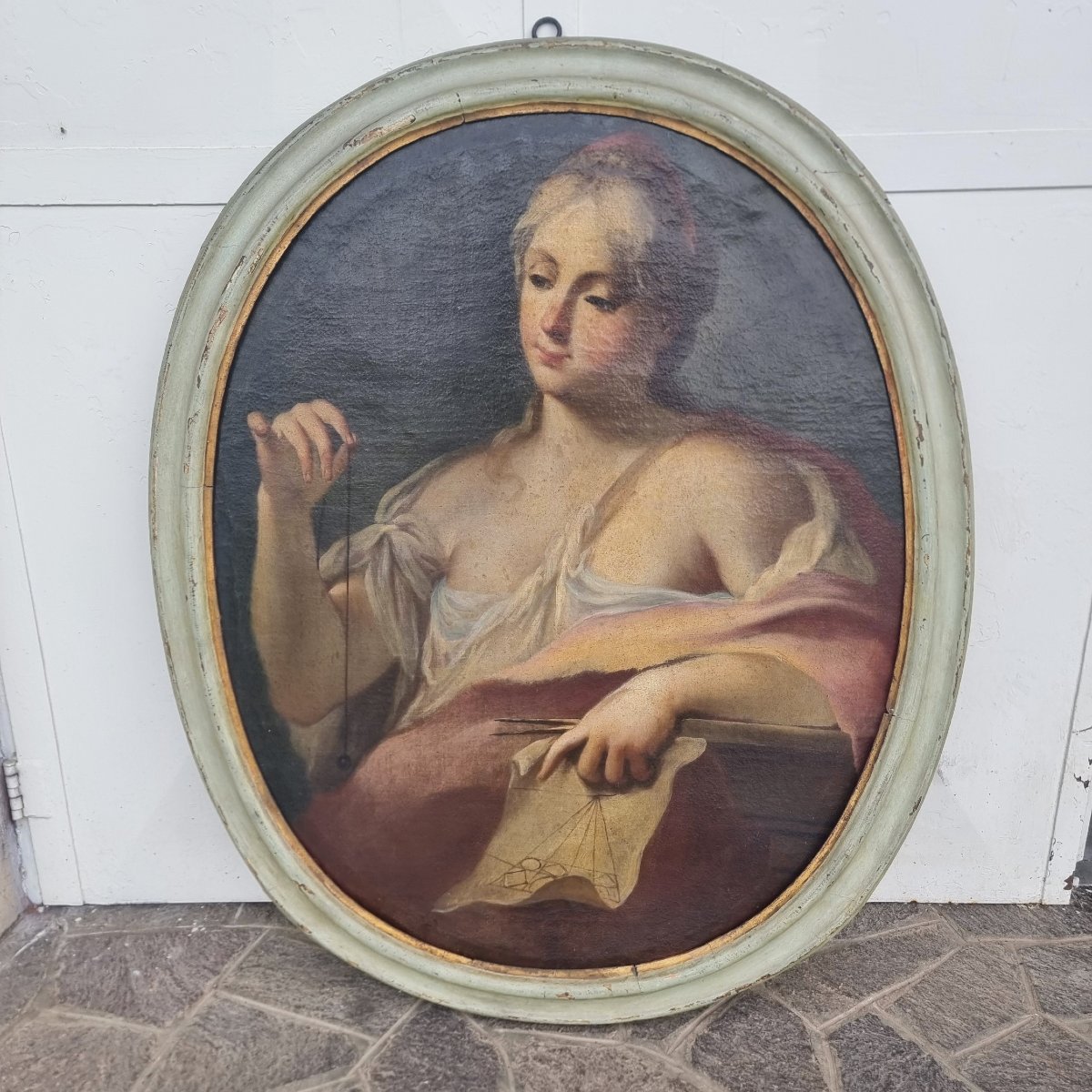 4 Paintings On Canvas: "allegory Of The Arts And Crafts" By Lorenzo Pasinelli (1629–1700)-photo-3