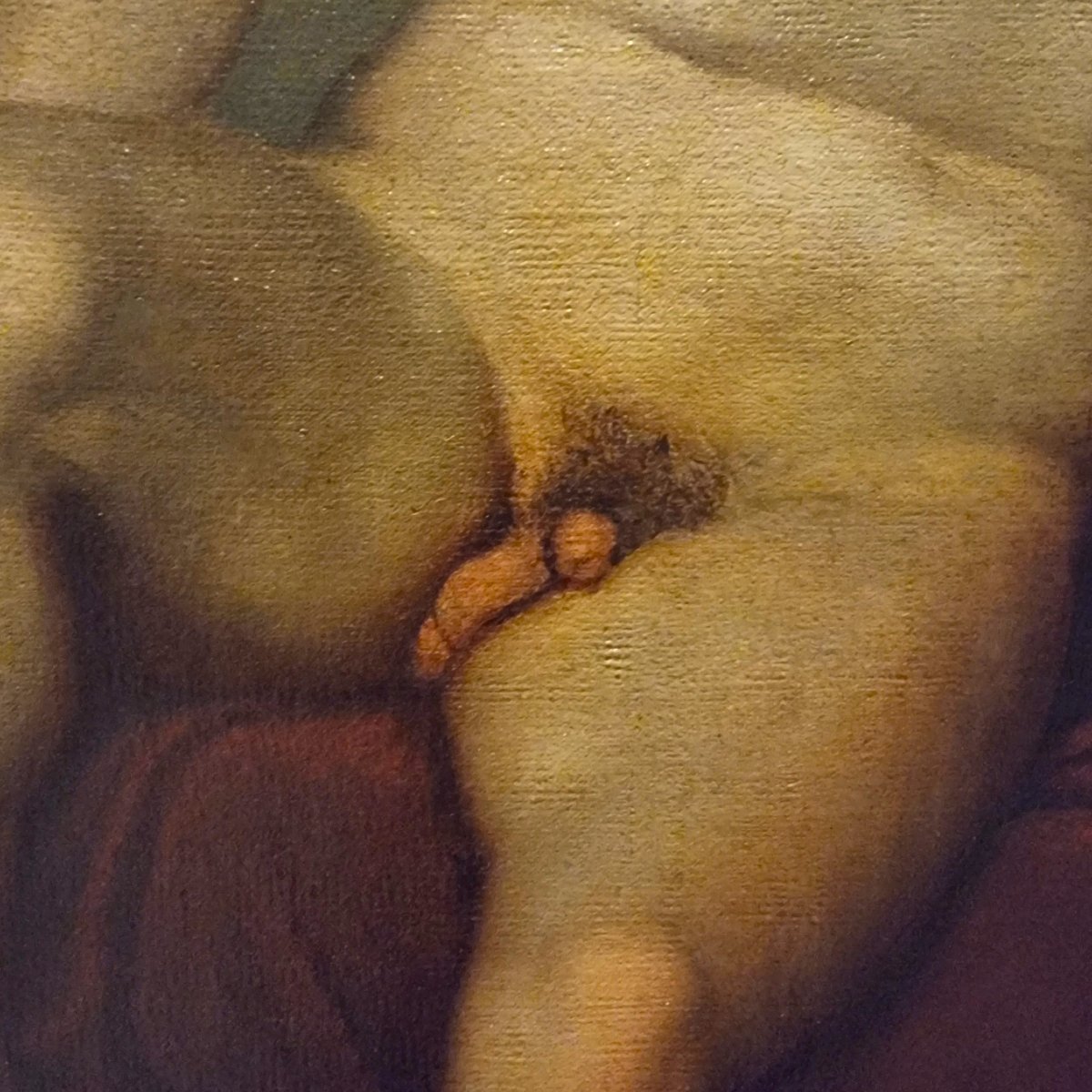 Huile sur toile, nu masculin, 19/18  siècle, Luigi Sabatelli 1772 – 1850-photo-3