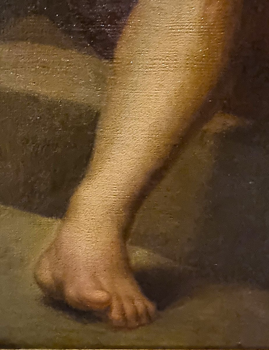 Huile sur toile, nu masculin, 19/18  siècle, Luigi Sabatelli 1772 – 1850-photo-5