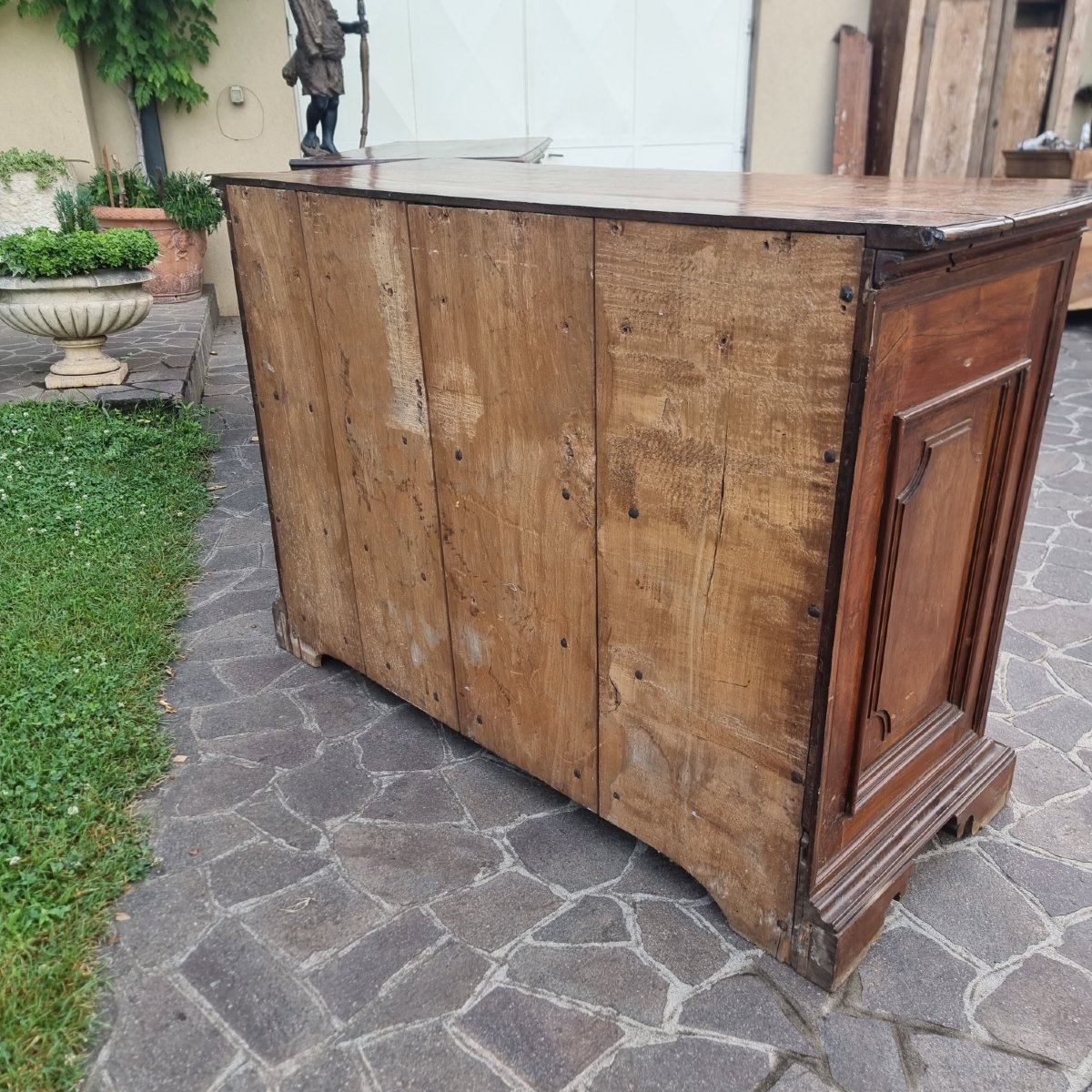Paire de buffets en noyer du fin XVIIIe siècle bolognais-photo-3