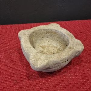 17th Century Marble Hard Stone Mortar