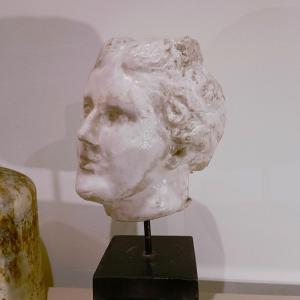20th-century Academic Wax Sculpture – Head Of Aphrodite