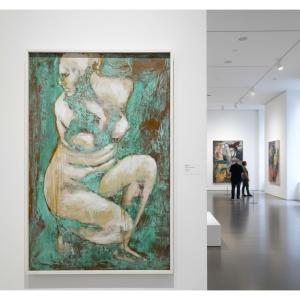 Huile sur cuivre oxydé “Aphrodite déesse de l’Amour”