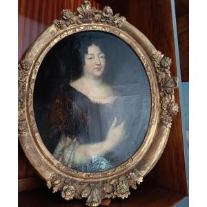 Huile sur toile du XVIIIe siècle – Noble vénitienne