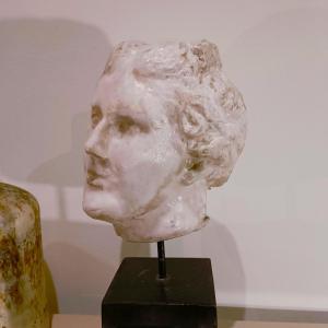 Sculpture académique du debut XXe siècle en cire – Tête d’Aphrodite