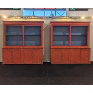 Pair Of Late 19th-century Lacquered Solid Pine Sideboards