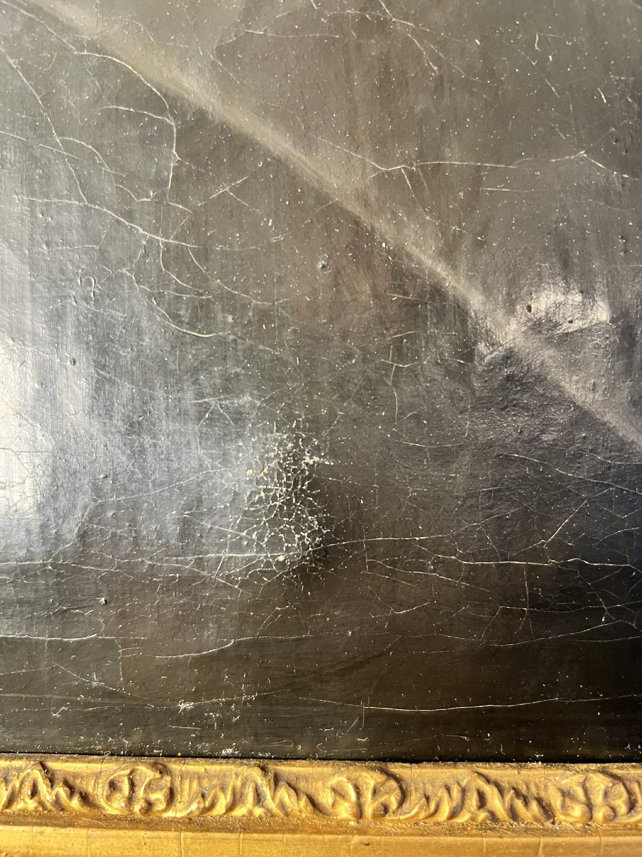 Portrait de notable aux yeux bleus perçants-photo-2