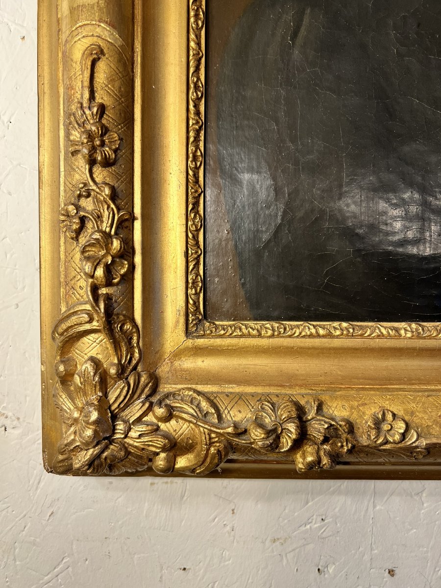 Portrait de notable aux yeux bleus perçants-photo-6