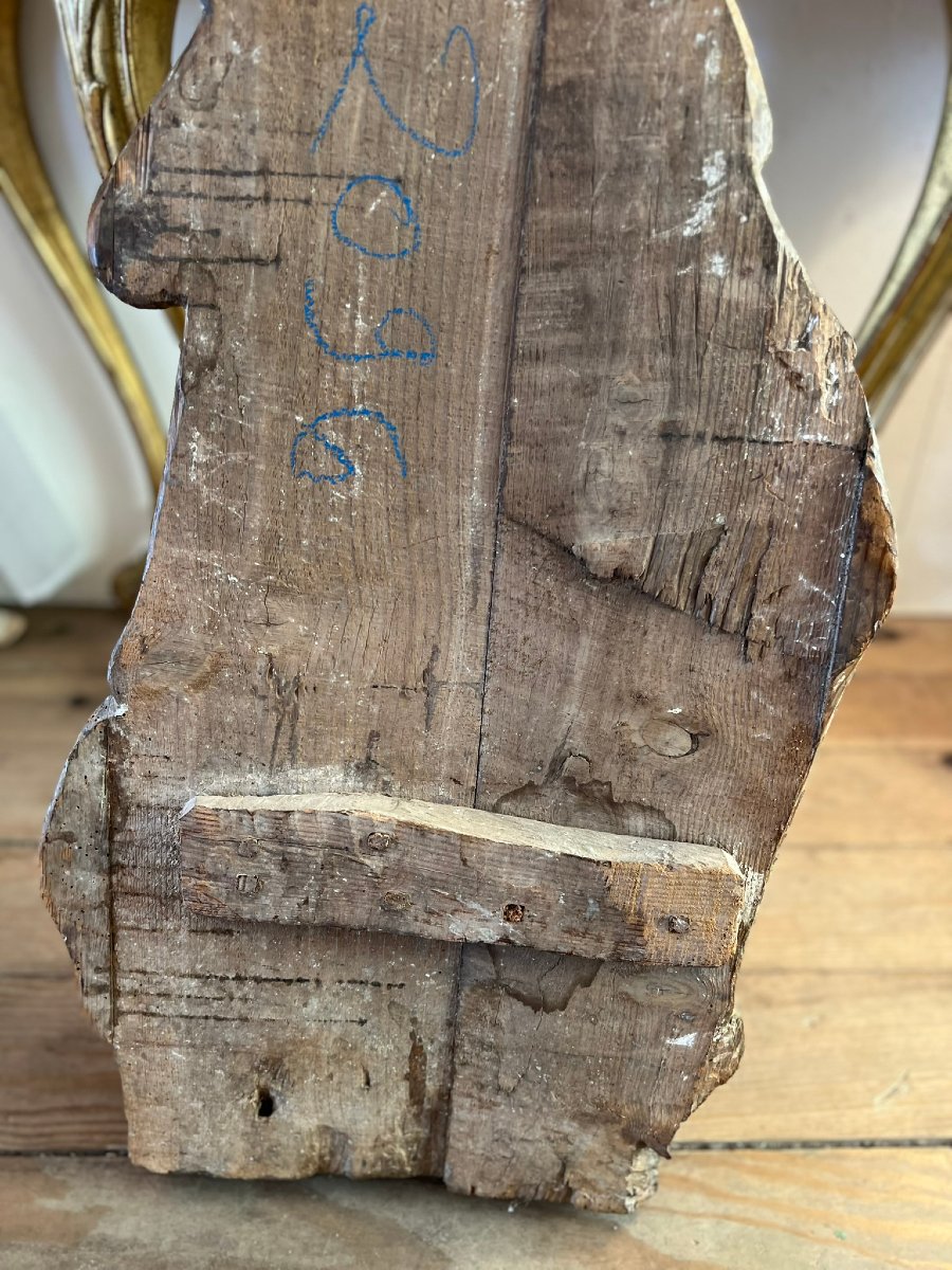Bas-relief de belle taille en bois sculpté - fin XVIIème / début XVIIIème-photo-5