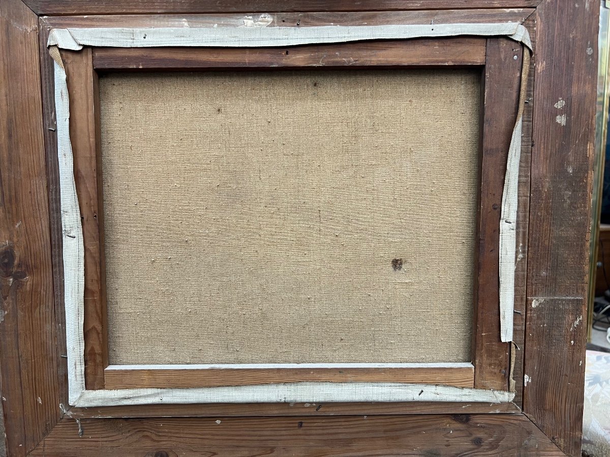 Pierre De Berroeta, Rue De Paris, Huile Sur Toile -photo-2