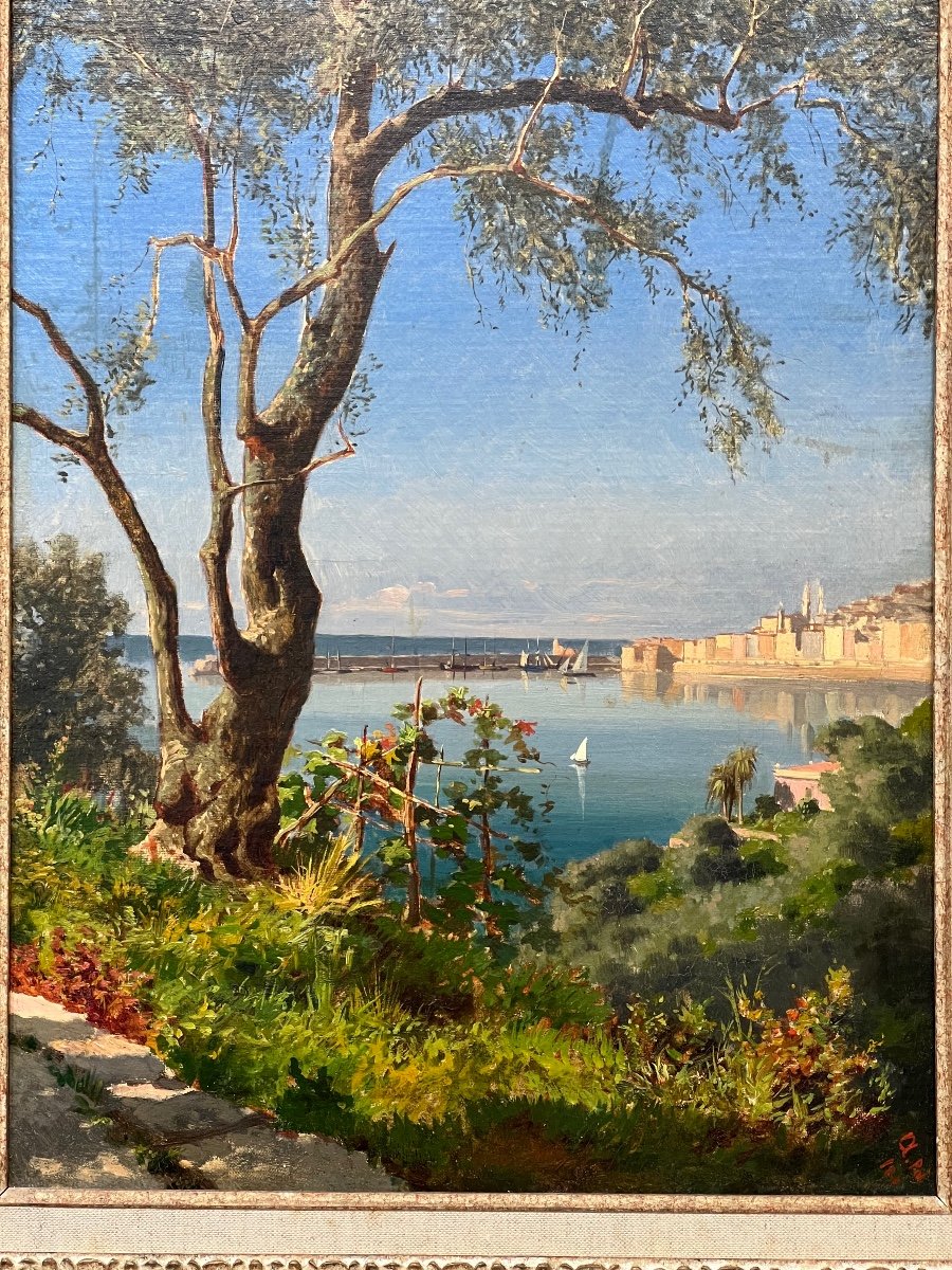 Vue De Menton , Alpes Maritimes ,à La Fin Du XIX ème Siècle -photo-2