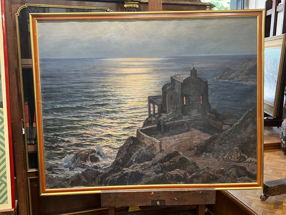 View Of Trabzon In The Black Sea (turkey) By Wartan Mahokian, Armenian Painter-photo-6