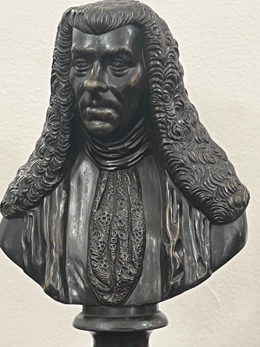 Bronze Ancien Représentant Henry Lord Brougham (1778-1868)-photo-2