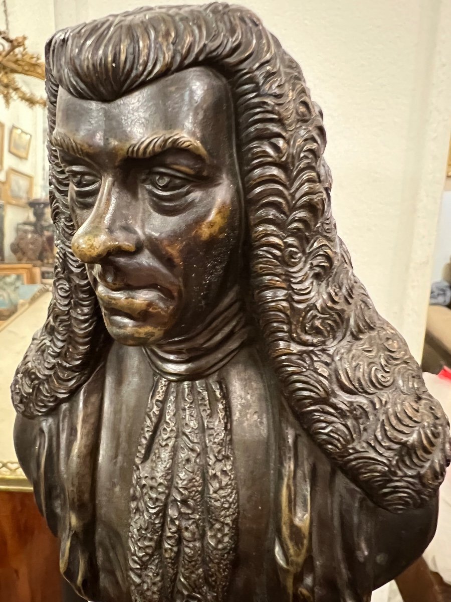 Bronze Ancien Représentant Henry Lord Brougham (1778-1868)-photo-1