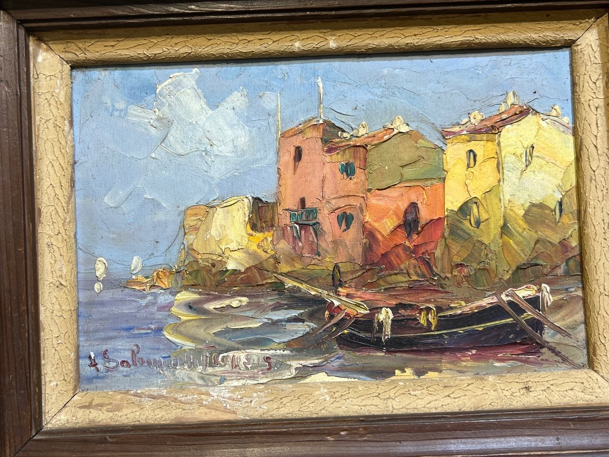 Pair Of Paintings By Salomon Le Tropézien 