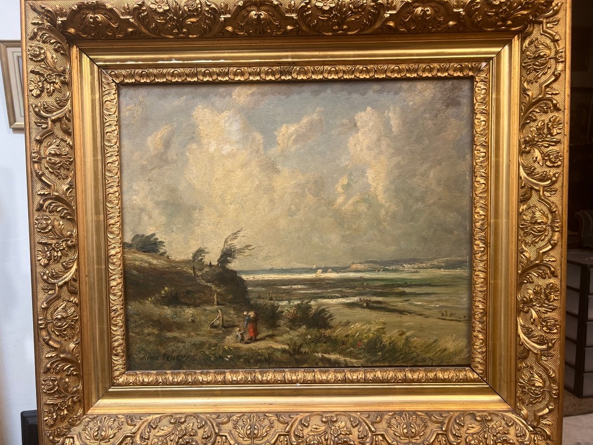 Edge Of The Sleeve By René Tener Or Renet-tener, Painter Born In Cherbourg And Mayor Of l'Isle-adam.