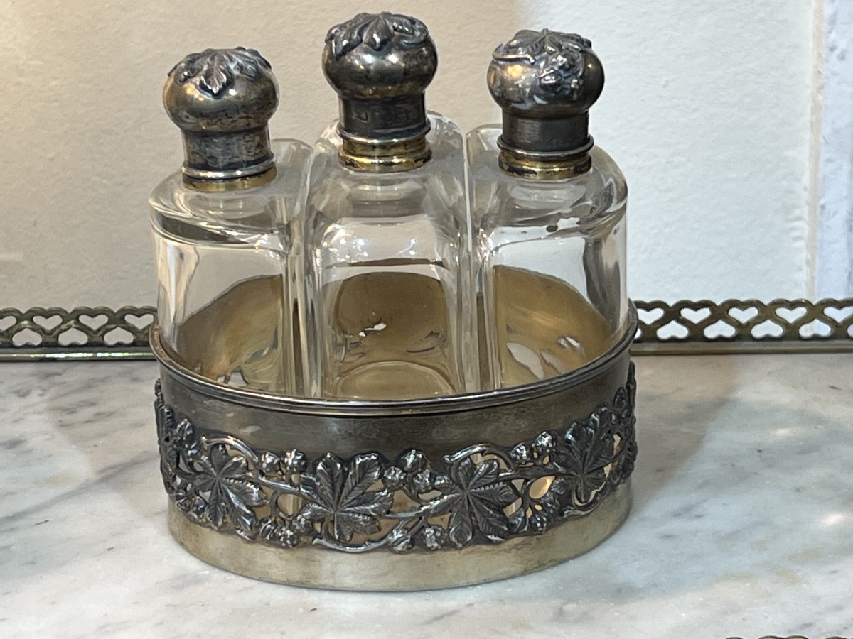 Silver Perfume Set