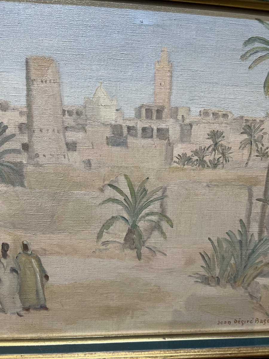 Jean-Desiré Bascoulès : paysage orientaliste dans le sud algérien-photo-3