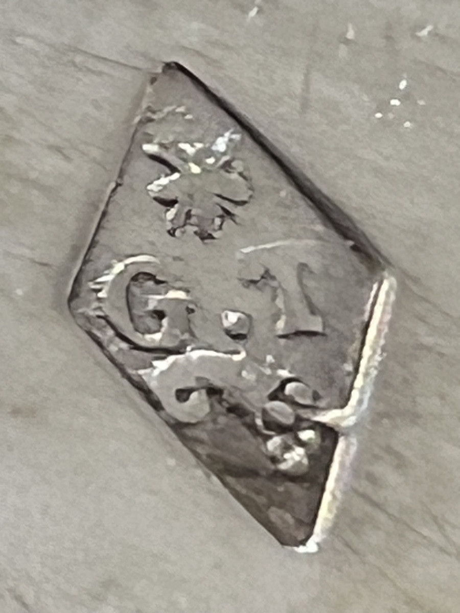 Plat de service en argent massif , poinçon vieillard -photo-2