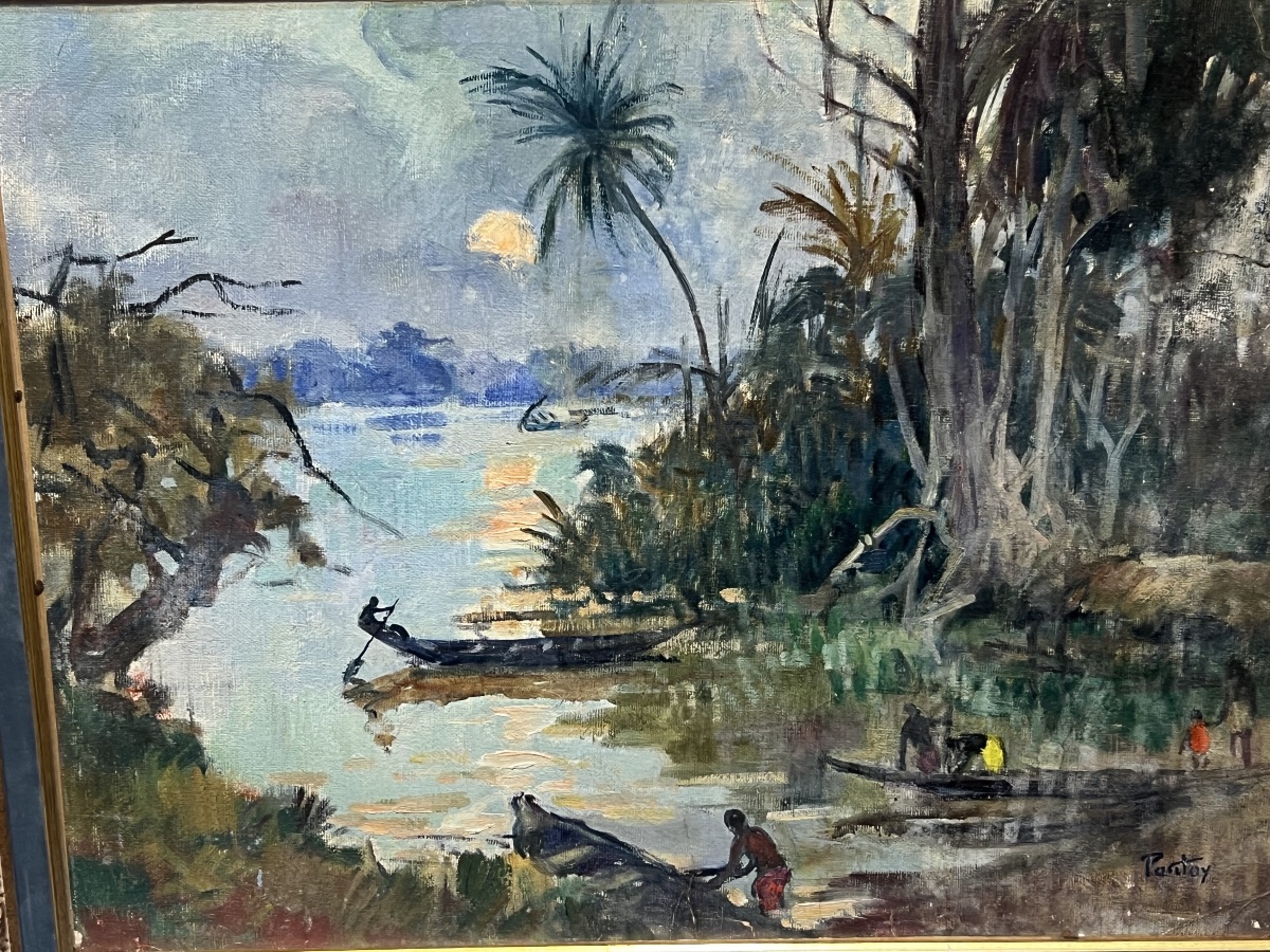 Henri Jean PONTOY , Peintre, du Maroc
