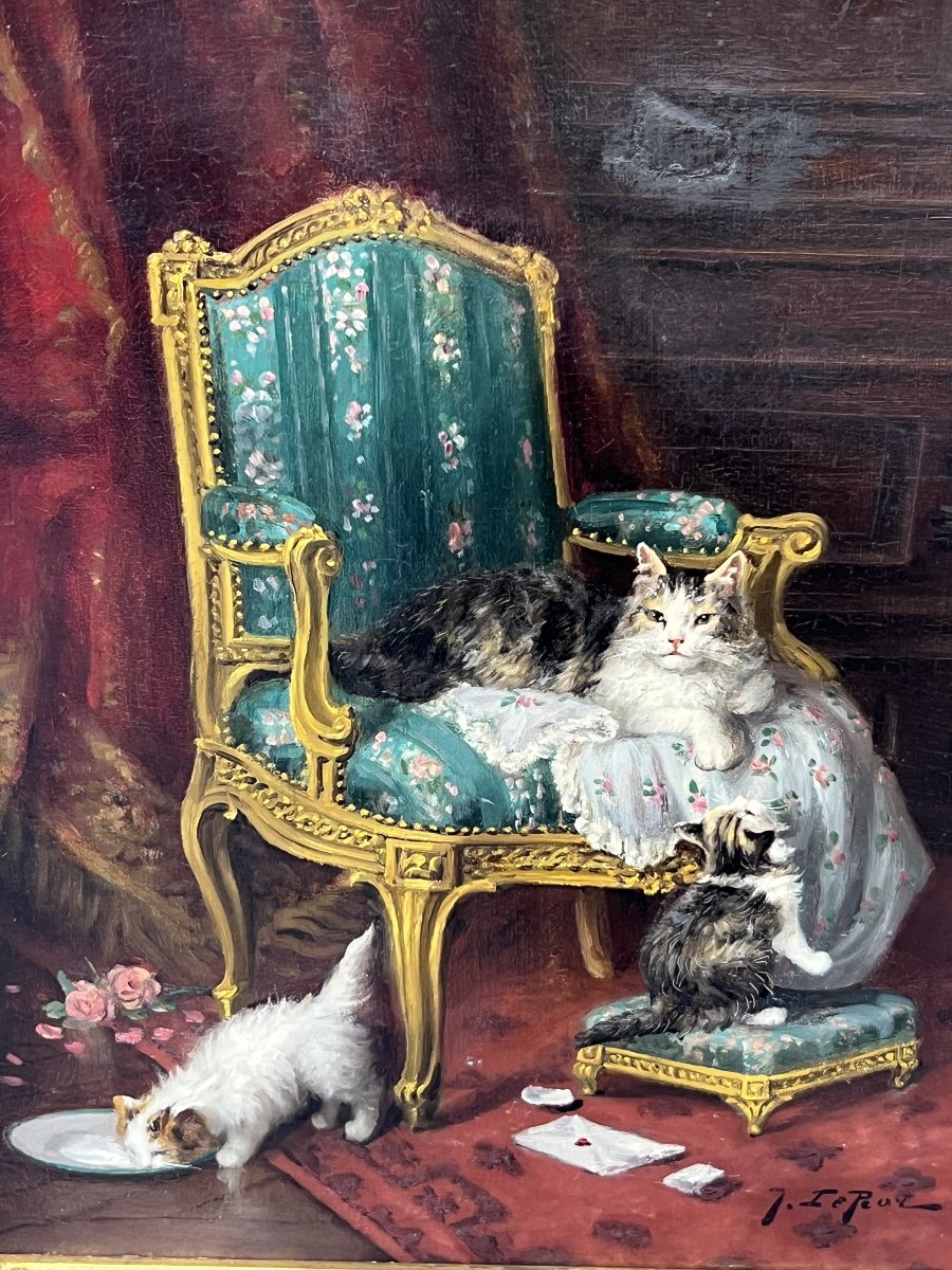 Family Of Cats By Jules Leroy-photo-2