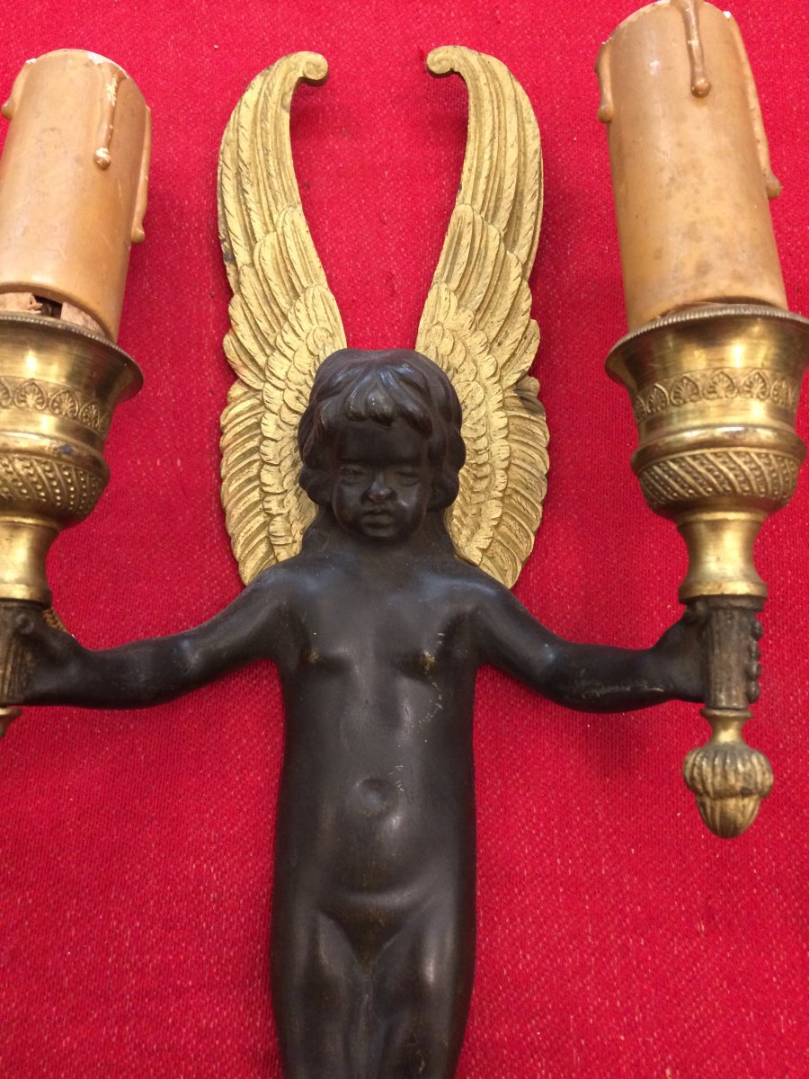 Appliques Bronze époque Restauration 