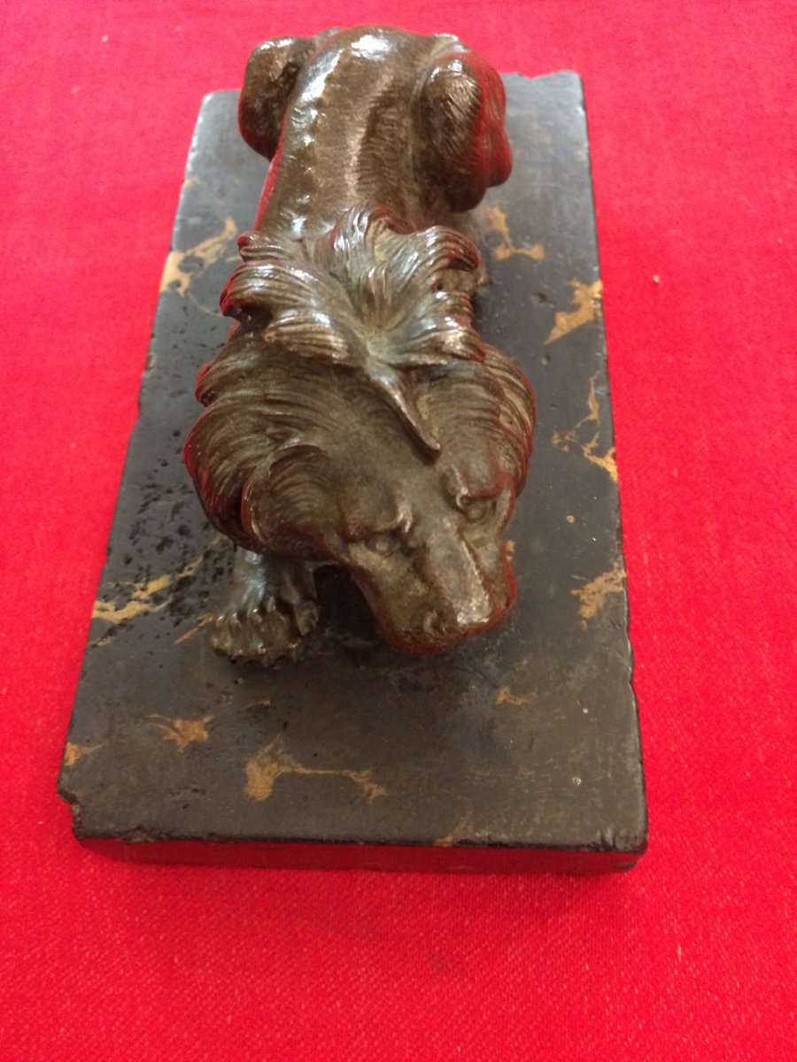 Lion , Presse-papiers En Bronze -photo-5